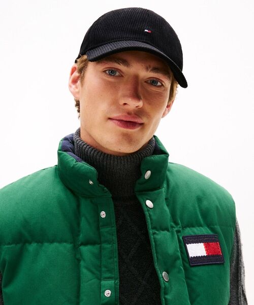 TOMMY HILFIGER(トミーヒルフィガー)の「フラッグロゴ6パネルコーデュロイキャップ(キャップ・メンズ・ベージュ/ブラック/ブラウン・FREE)」の9枚目の写真