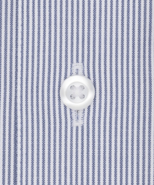 TOKYO SHIRTS(トウキョウシャツ)の「形態安定ノンアイロン ボタンダウン 長袖ビジネスワイシャツ(ビジネスシャツ・メンズ・ブルー・首回り39cm-裄丈80cm/首回り39cm-裄丈84cm/首回り41cm-裄丈82cm/首回り41cm-裄丈86cm/首回り42cm-裄丈82cm/首回り42cm-裄丈86cm/首回り43cm-裄丈82cm/首回り43cm-裄丈86cm/首回り37cm-裄丈80cm/首回り37cm-裄丈84cm)」の4枚目の写真