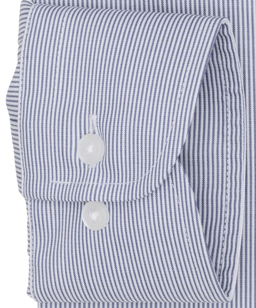 TOKYO SHIRTS(トウキョウシャツ)の「形態安定ノンアイロン ボタンダウン 長袖ビジネスワイシャツ(ビジネスシャツ・メンズ・ブルー・首回り39cm-裄丈80cm/首回り39cm-裄丈84cm/首回り41cm-裄丈82cm/首回り41cm-裄丈86cm/首回り42cm-裄丈82cm/首回り42cm-裄丈86cm/首回り43cm-裄丈82cm/首回り43cm-裄丈86cm/首回り37cm-裄丈80cm/首回り37cm-裄丈84cm)」の3枚目の写真