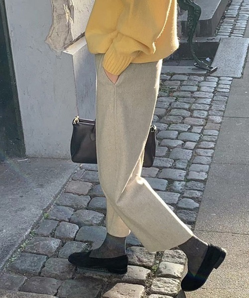 ReRe(リリ)の「サイドポケットセンタープレスパンツ(その他パンツ・レディース・カーキ/チャコール/ベージュ・MEDIUM)」の11枚目の写真
