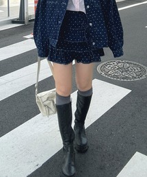 AS KNOW AS plus | ♪リボンとティアードミニスカート セットアップ対応(スカート)