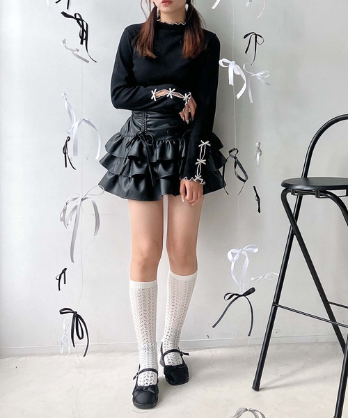 ◆alice auaa アリスアウアア◆ ミニスカート リボン付き 楽天市場】【中古】 alice auaa / ミニスカート アリスアウアア