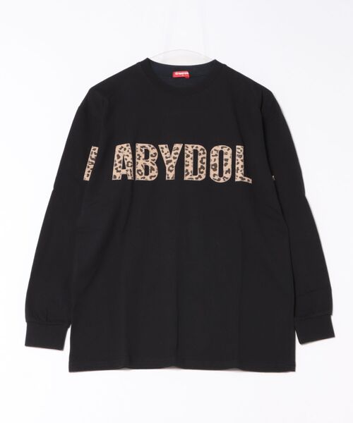 BABYDOLL(ベビードール)の「親子お揃い BIGヒョウ柄ロゴタイプロンT 1055A(Tシャツ/カットソー・レディース・ブラック/ホワイト/ピンク系その他7/グリーン系その他7・S/M/L/XL)」の13枚目の写真