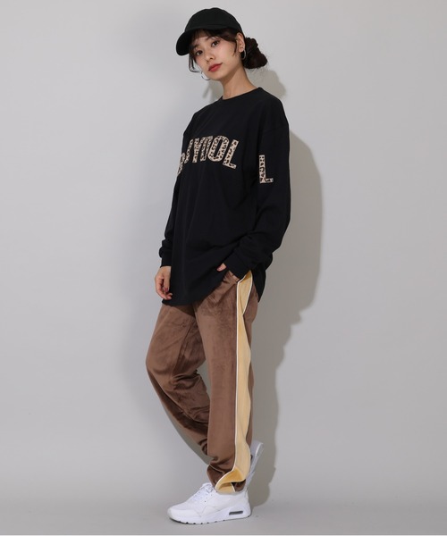 BABYDOLL(ベビードール)の「親子お揃い BIGヒョウ柄ロゴタイプロンT 1055A(Tシャツ/カットソー・レディース・ブラック/ホワイト/ピンク系その他7/グリーン系その他7・S/M/L/XL)」の17枚目の写真