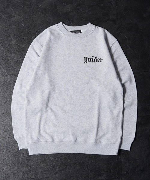 GUIDER(ガイダー)の「【GUIDER】クロス スウェット シャツ / Cross Sweat Shirt(スウェット・メンズ・ブラック/ホワイト系・S/M/L)」の13枚目の写真