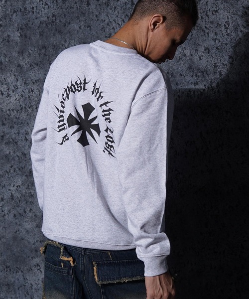 GUIDER(ガイダー)の「【GUIDER】クロス スウェット シャツ / Cross Sweat Shirt(スウェット・メンズ・ブラック/ホワイト系・S/M/L)」の15枚目の写真
