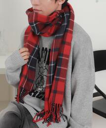 アットラスト　ストール　レッド ストール/ショール（レッド/赤色系）ファッション通販 - ZOZOTOWN