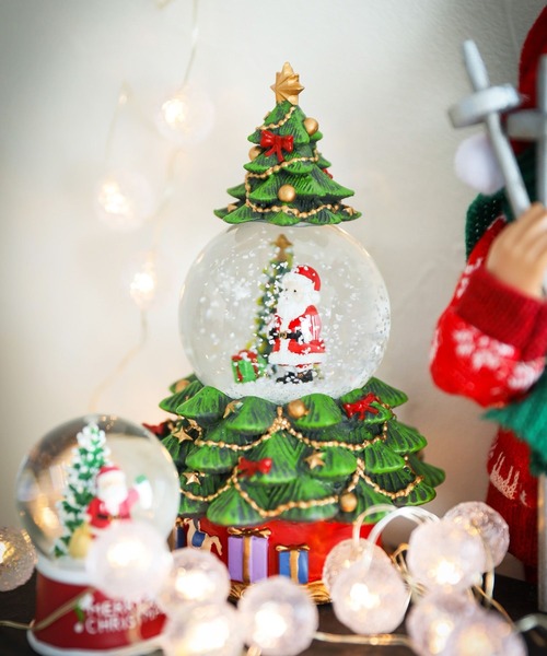 セール】【2025Xmas】ツリースノードーム（インテリア雑貨）｜niko and