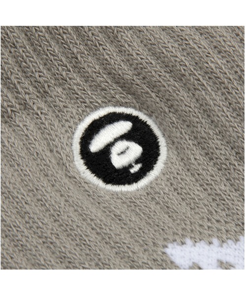 AAPE BY A BATHING APE（エーエイプバイアベイシングエイプ）の「AAPE NOW SOCKS（ソックス/靴下・メンズ・ライトブルー/ブラック/ホワイト/グレー系その他6・SMALL/LARGE）」の12枚目の写真