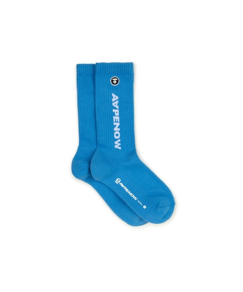 AAPE BY A BATHING APE（エーエイプバイアベイシングエイプ）の「AAPE NOW SOCKS（ソックス/靴下・メンズ・ライトブルー/ブラック/ホワイト/グレー系その他6・SMALL/LARGE）」の14枚目の写真