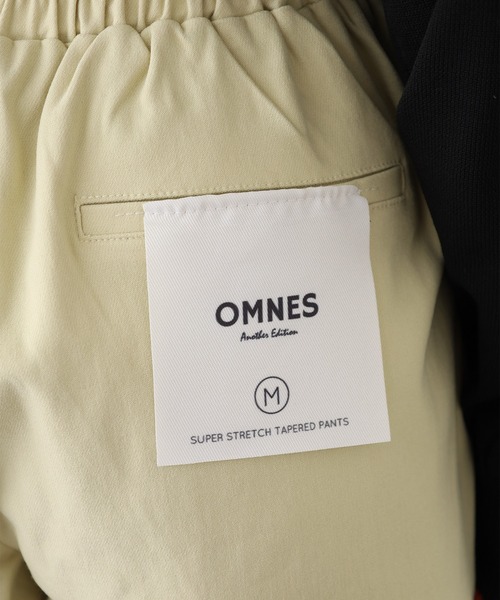 OMNES（オムネス）の「OMNES Another Edition スーパーストレッチツイルタックパンツ（スラックス・レディース・アイボリー/カーキ/ブラウン/ライトグレー/イエロー/チャコール/ネイビー/ミント/ベージュ系その他・M/L）」の12枚目の写真