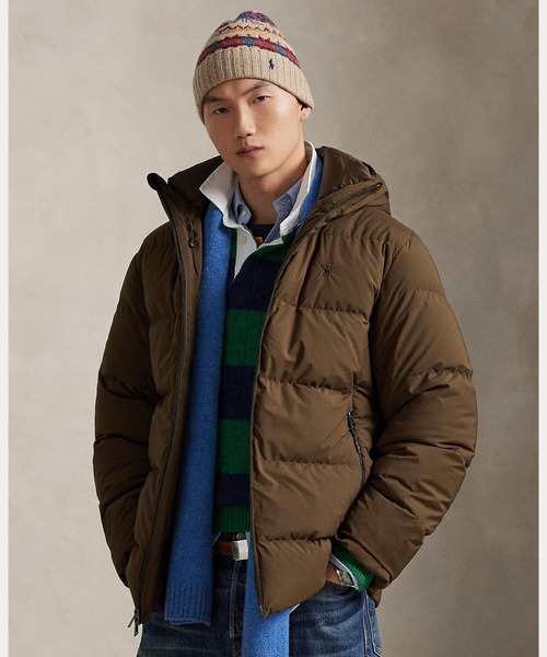 POLO RALPH LAUREN（ポロ ラルフ ローレン）の「マット キルテッド ダウン コート（ダウンジャケット/コート・メンズ・ブラウン系・M/L/XS/S/XL/XXL）」の7枚目の写真