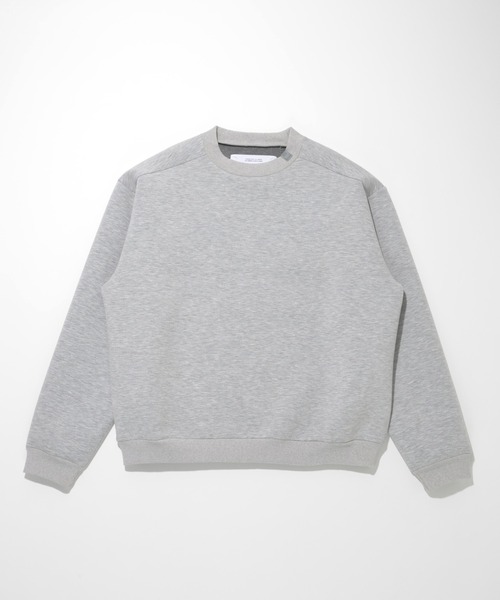 SUPERTHANKS(スーパーサンクス)の「無地クルーネック/Double-knit Crew-neck (無地)(スウェット・メンズ・アッシュグレー/ダークアッシュ/ブラック・S/M/L)」の8枚目の写真