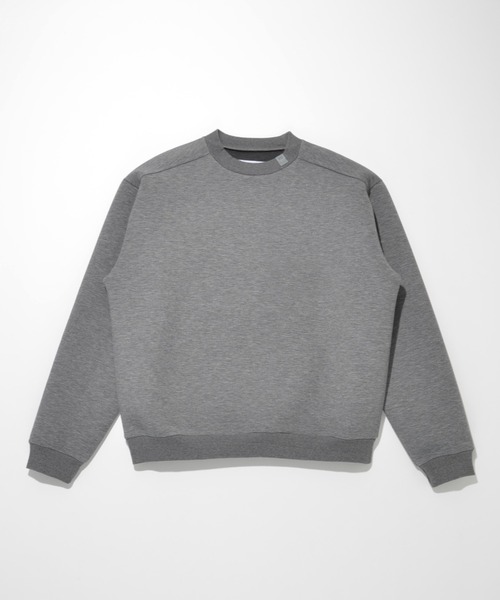 SUPERTHANKS(スーパーサンクス)の「無地クルーネック/Double-knit Crew-neck (無地)(スウェット・メンズ・アッシュグレー/ダークアッシュ/ブラック・S/M/L)」の10枚目の写真