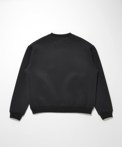 SUPERTHANKS(スーパーサンクス)の「無地クルーネック/Double-knit Crew-neck (無地)(スウェット・メンズ・アッシュグレー/ダークアッシュ/ブラック・S/M/L)」の12枚目の写真