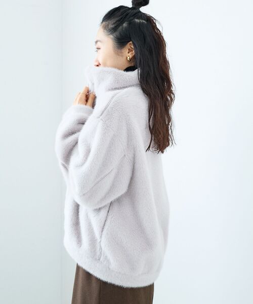 セール】ミンクタッチスタンドカラーファーブルゾン（ブルゾン）｜le