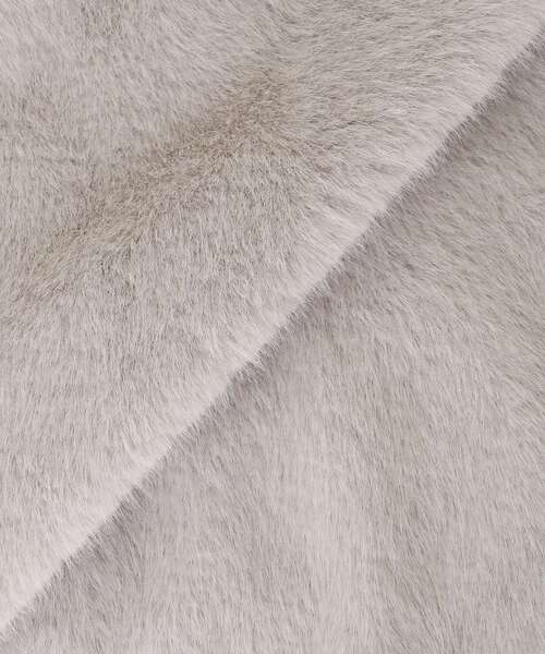 le.coeur blanc（ルクールブラン）の「ミンクタッチスタンドカラーファーブルゾン（ブルゾン・レディース・ブラウン/ライトグレー・38）」の7枚目の写真