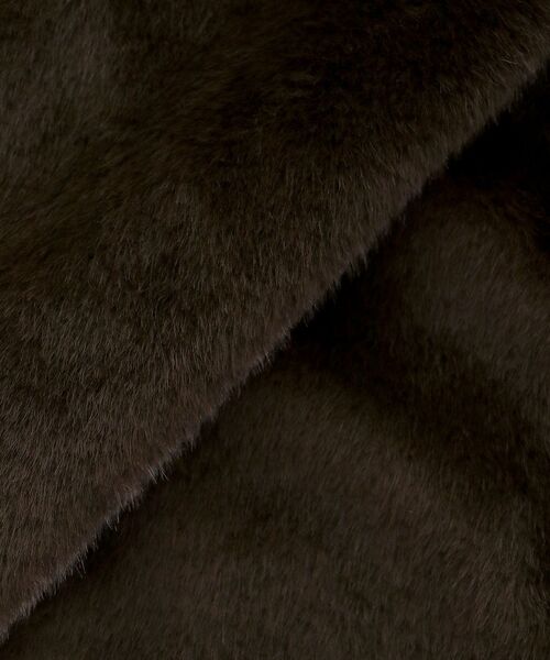 le.coeur blanc（ルクールブラン）の「ミンクタッチスタンドカラーファーブルゾン（ブルゾン・レディース・ブラウン/ライトグレー・38）」の8枚目の写真