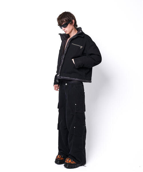 DANKE SCHON（ダンケシェーン）の「DankeSchon/ダンケシェーン/DUCK LAYER BLOUSON（ブルゾン・メンズ・ブラック/ベージュ・M/L）」の6枚目の写真