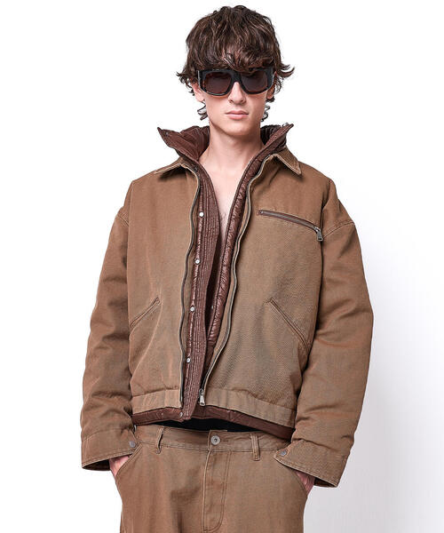 DANKE SCHON（ダンケシェーン）の「DankeSchon/ダンケシェーン/DUCK LAYER BLOUSON（ブルゾン・メンズ・ブラック/ベージュ・M/L）」の11枚目の写真