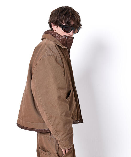 DANKE SCHON（ダンケシェーン）の「DankeSchon/ダンケシェーン/DUCK LAYER BLOUSON（ブルゾン・メンズ・ブラック/ベージュ・M/L）」の12枚目の写真