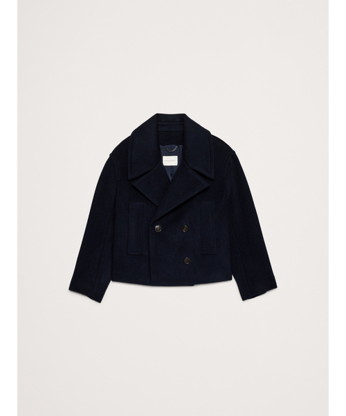 Banana Republic(バナナリパブリック)の「イタリアン メルトン ウール ブレンド カーコート(ピーコート・レディース・ネイビー・S/XS/L/M)」の7枚目の写真