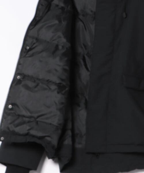 NYLAUS（ナイラス）の「【Nylaus】撥水/防風 ポリタスラン ファイバー中綿 シームレス ハーフジャケット 中綿ジャケット（ダウンジャケット/コート・メンズ・ブラック/カーキ/グレイッシュベージュ/チャコール・M/L）」の5枚目の写真