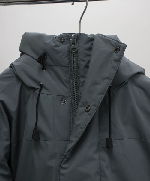 NYLAUS（ナイラス）の「【Nylaus】撥水/防風 ポリタスラン ファイバー中綿 シームレス ハーフジャケット 中綿ジャケット（ダウンジャケット/コート・メンズ・ブラック/カーキ/グレイッシュベージュ/チャコール・M/L）」の20枚目の写真