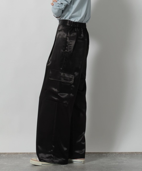 セール】サテンカーゴパンツ / 602384（カーゴパンツ）｜LAKOLE
