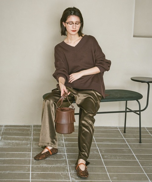 LAKOLE（ラコレ）の「サテンカーゴパンツ / 602384（カーゴパンツ