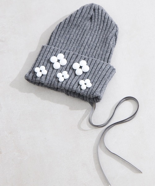 riv nobuhiko/リブノブヒコ】RAMMI KNIT CAP/ラミーニットキャップ