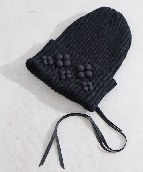 riv nobuhiko/リブノブヒコ】RAMMI KNIT CAP/ラミーニットキャップ