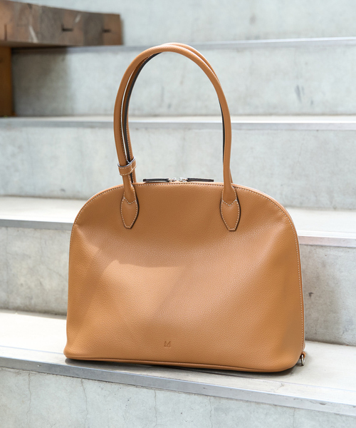 &MyuQ(アンドミューク)の「【&MyuQ/アンドミューク】THALLO ショルダーバッグ / トートバッグ(トートバッグ・レディース・キャメル/ブラック・フリー)」の1枚目の写真