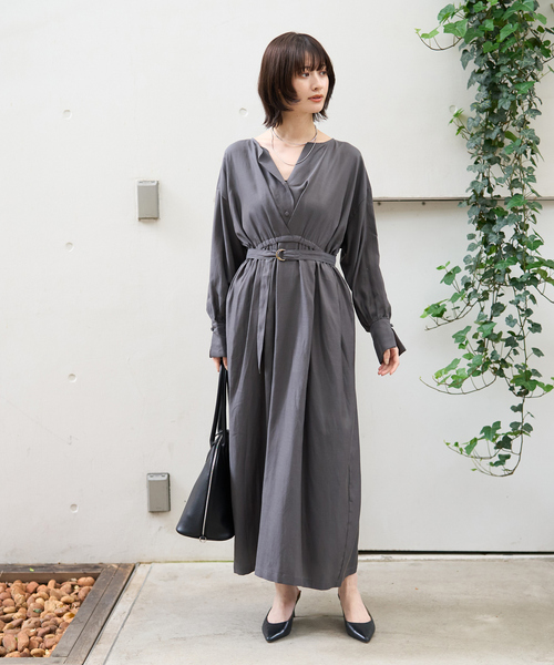 &MyuQ(アンドミューク)の「【&MyuQ/アンドミューク】THALLO ショルダーバッグ / トートバッグ(トートバッグ・レディース・キャメル/ブラック・フリー)」の6枚目の写真