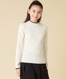 a.v.v | [130-160]配色プチハイリブニット(ニット/セーター)