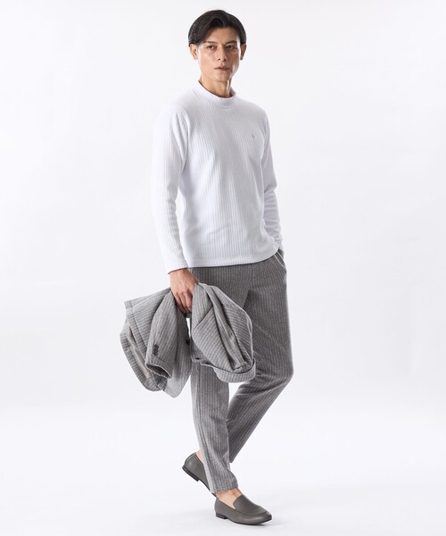 EPOCA UOMO(エポカウォモ)の「【セットアップ対応】ストライプウールパンツ(その他パンツ・メンズ・ブラック/グレー系その他2・46/48)」の11枚目の写真