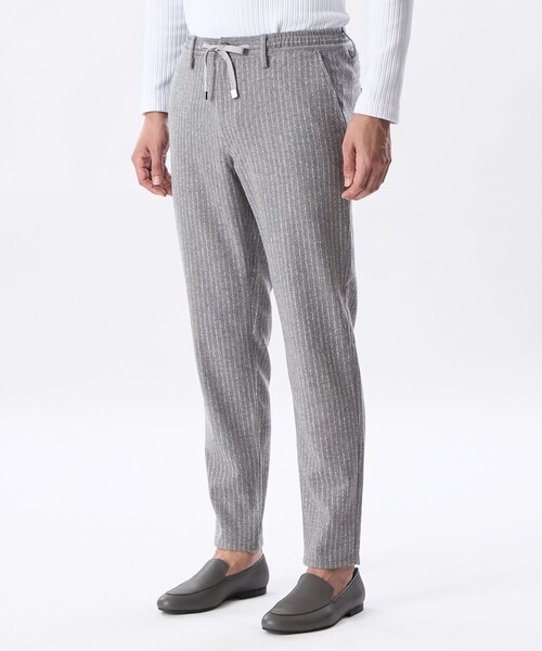 EPOCA UOMO(エポカウォモ)の「【セットアップ対応】ストライプウールパンツ(その他パンツ・メンズ・ブラック/グレー系その他2・46/48)」の5枚目の写真