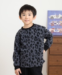 FUNALIVE（ファンアライブ）の「裏起毛 総柄オーバーサイズトレーナー kids（スウェット・キッズ）」