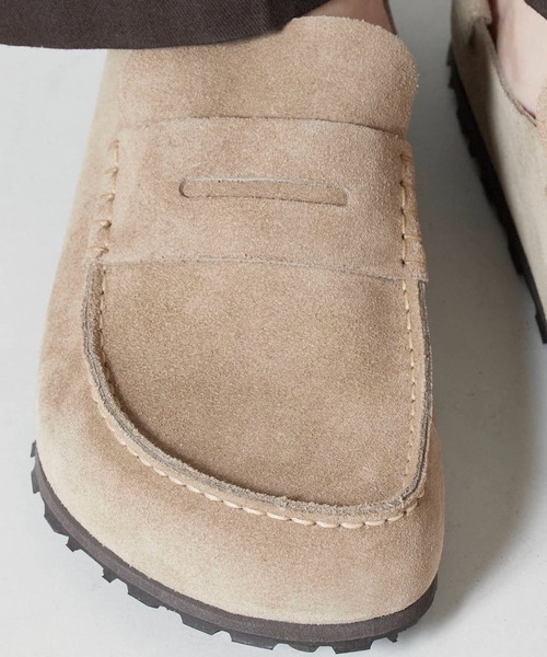 BIRKENSTOCK（ビルケンシュトック）の「BIRKENSTOCK/ビルケンシュトック NAPLES WRAPPED ネープルス フットベッド コインローファー（ローファー・メンズ・ブラック/ベージュ・40/39/41/42/37/43/36/38）」の15枚目の写真