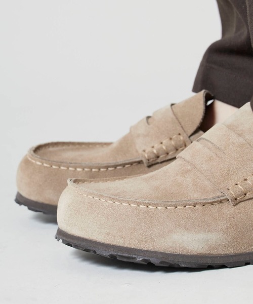 BIRKENSTOCK（ビルケンシュトック）の「BIRKENSTOCK/ビルケンシュトック NAPLES WRAPPED ネープルス フットベッド コインローファー（ローファー・メンズ・ブラック/ベージュ・40/39/41/42/37/43/36/38）」の17枚目の写真