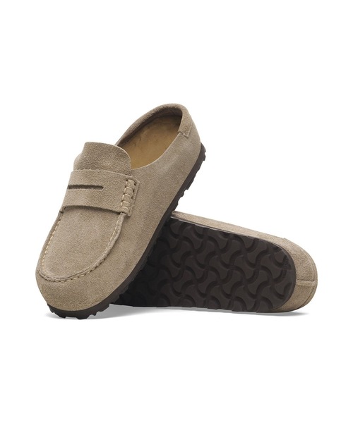 BIRKENSTOCK（ビルケンシュトック）の「BIRKENSTOCK/ビルケンシュトック NAPLES WRAPPED ネープルス フットベッド コインローファー（ローファー・メンズ・ブラック/ベージュ・40/39/41/42/37/43/36/38）」の6枚目の写真