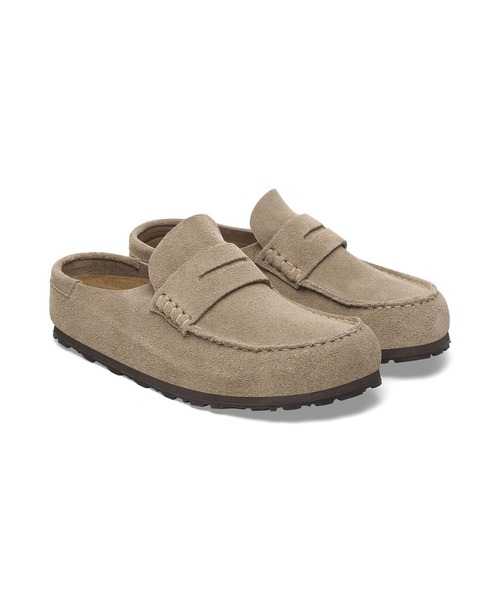 BIRKENSTOCK（ビルケンシュトック）の「BIRKENSTOCK/ビルケンシュトック NAPLES WRAPPED ネープルス フットベッド コインローファー（ローファー・メンズ・ブラック/ベージュ・40/39/41/42/37/43/36/38）」の7枚目の写真