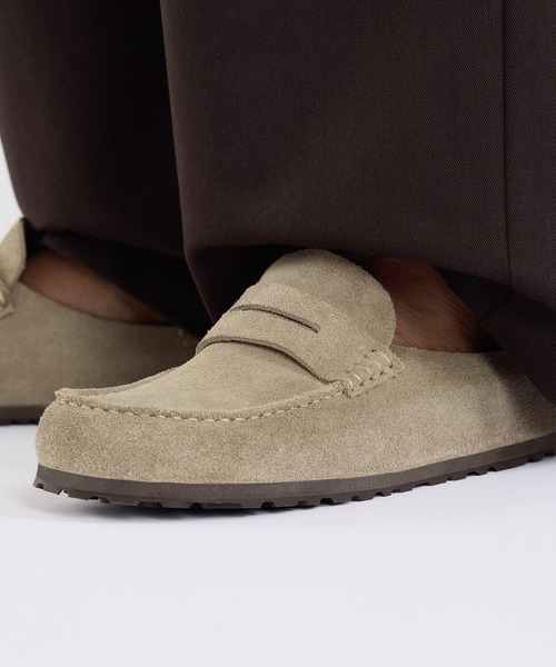 BIRKENSTOCK（ビルケンシュトック）の「BIRKENSTOCK/ビルケンシュトック NAPLES WRAPPED ネープルス フットベッド コインローファー（ローファー・メンズ・ブラック/ベージュ・40/39/41/42/37/43/36/38）」の10枚目の写真