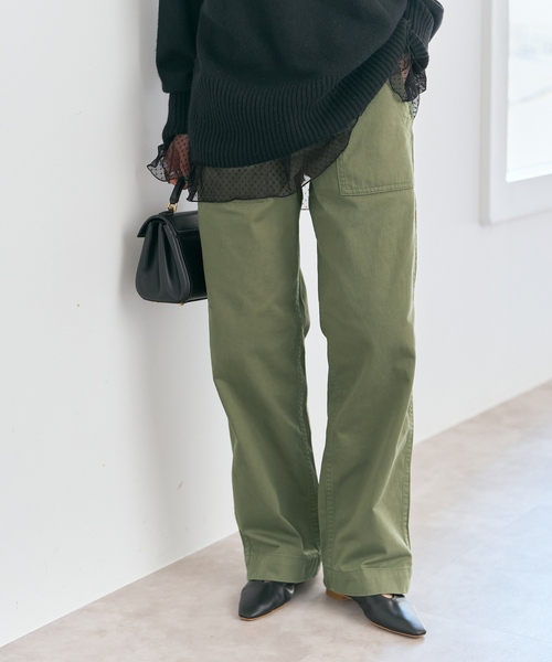 美品⭐️スピックandスパン　2024モデル　ルーズベイカーパンツ 美品⭐️スピックandスパン 2024モデル ルーズベイカーパンツ