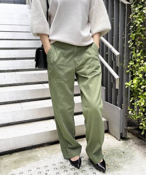 Spick & Span(スピックアンドスパン)の「《WEB限定 / 追加3》ルーズベイカーパンツ(カーゴパンツ・レディース・チャコールグレー/カーキ・40/38/34/36)」の22枚目の写真