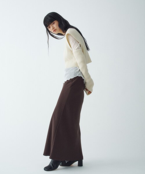 CODE A（コードエー）の「dual form vest knit（ニット/セーター