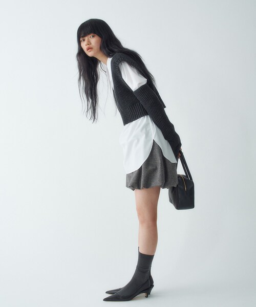 dual form vest knit（ニット/セーター）｜CODE A（コードエー）の