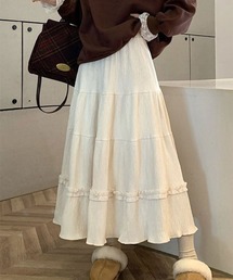 ティアードフリルスカート