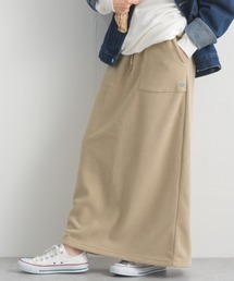 DISCUS×OMNES フリースバックスリットロングスカート