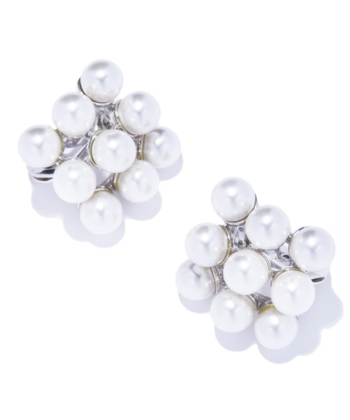 IRIS47（イリスフォーセブン）の「【IRIS 47】 axis earring/アクシス イヤリング（イヤリング・レディース・ホワイト・FREE）」の5枚目の写真